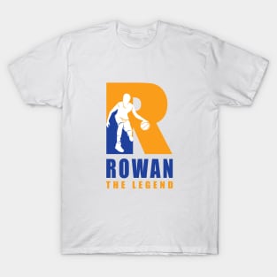 Rowan Custom Player Basketball Your Name The Legend T-Shirt T-Shirt